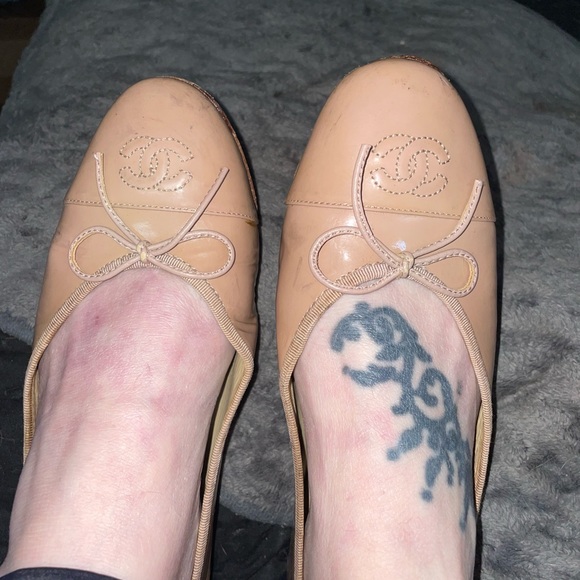 Cc nude patent leather flat - Picture 4 of 4